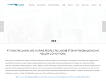 Tablet Screenshot of health-union.com